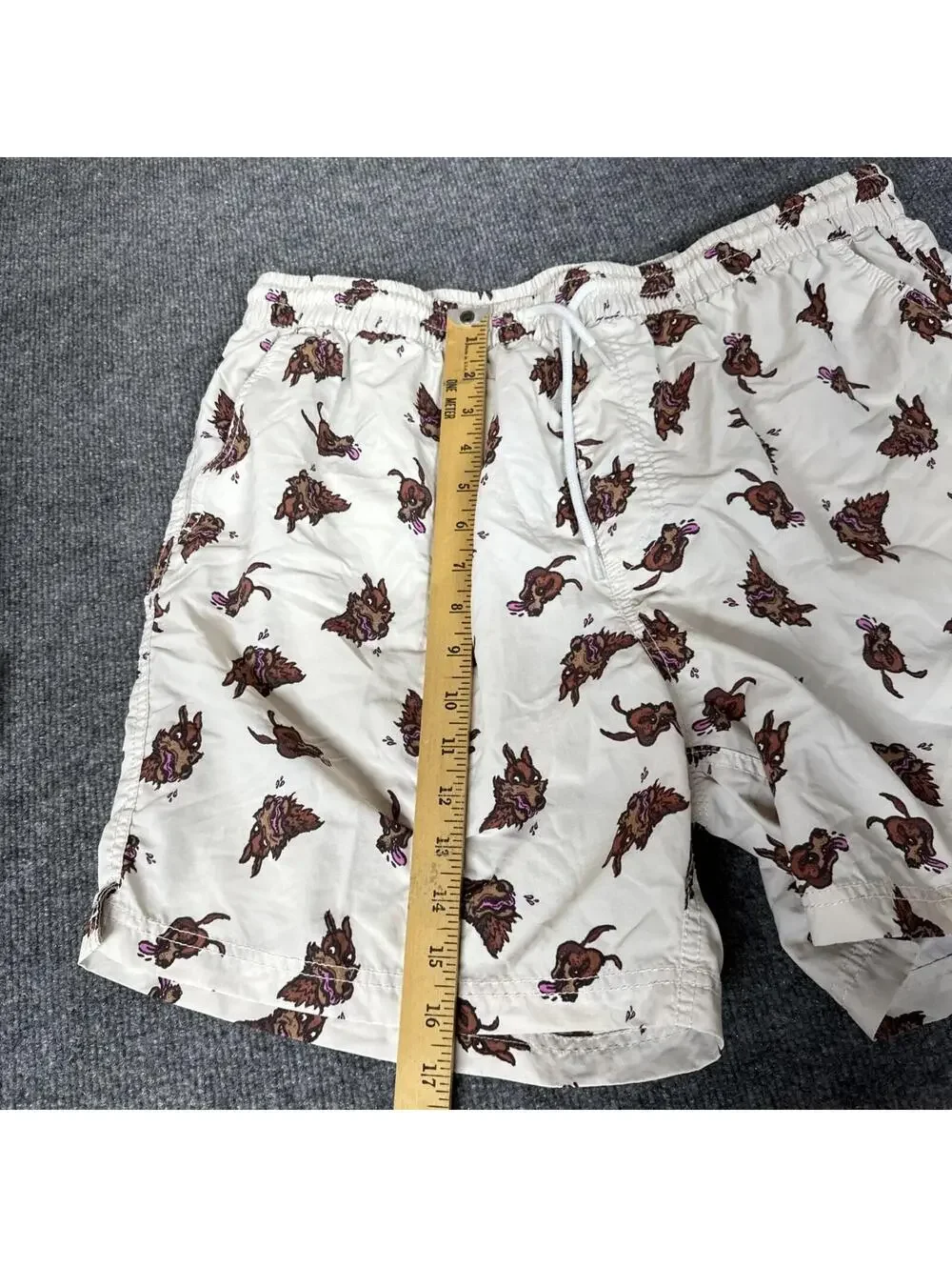 urban outfitters Men’s Animal Print  Swim Trunks Xl